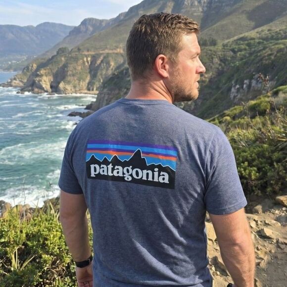 Patagonia Other - Patagonia Men's Responsibili-Tee Short Sleeve Navy Blue 2XL